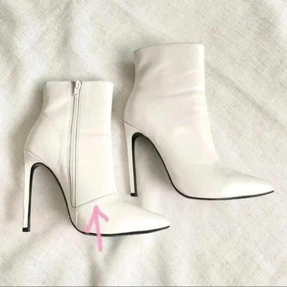 Tony Bianco Freddie Bootie in White Capretto - Picture 10 of 16